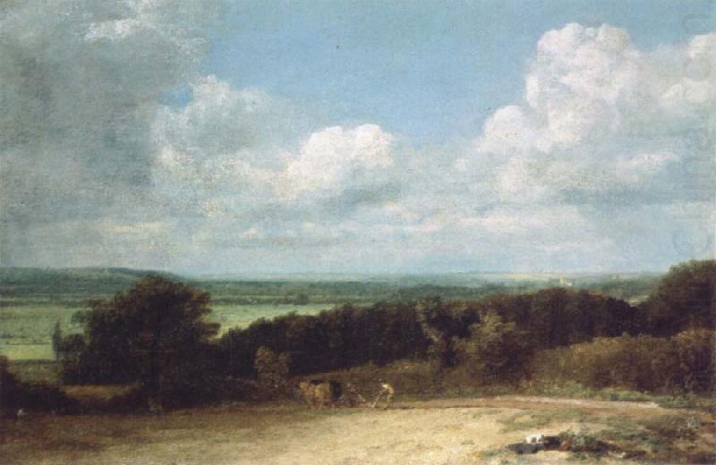 A ploughing scene in Suffolk, John Constable